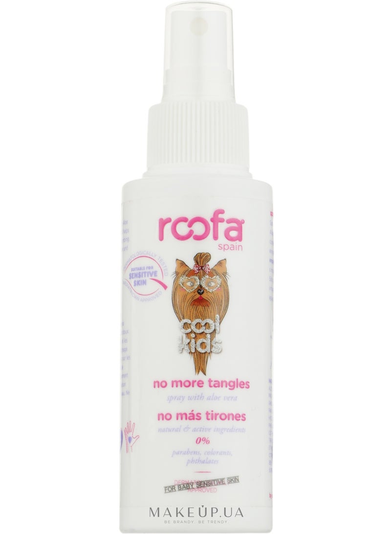 Roofa Spain Cool Kids No More Tangles Leave In Spray With Aloe Vera 100 ML